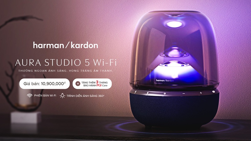 loa bluetooth harman kardon aura studio 5 wifi chính thức mở bán