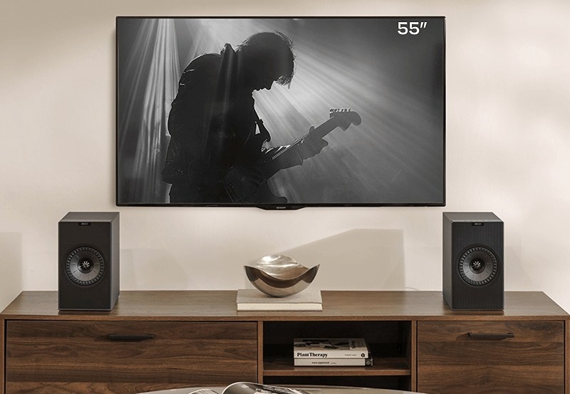 loa bookshelf kef coda w