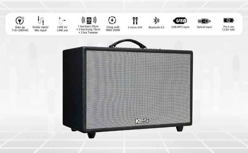 loa cs3600 gen 2 cổng kết nối