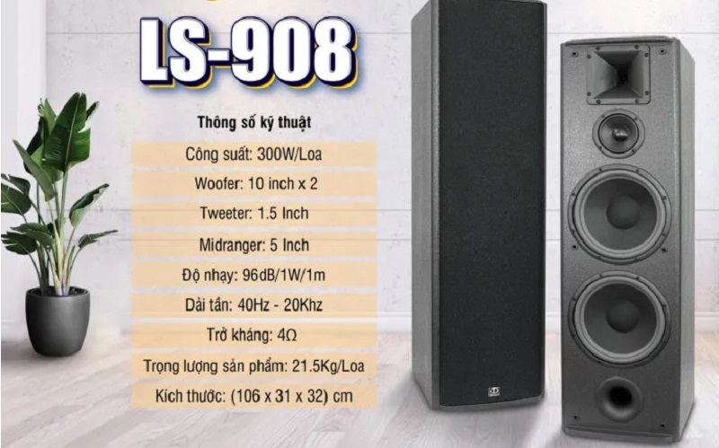 Loa Dalton LS-908 kết nối