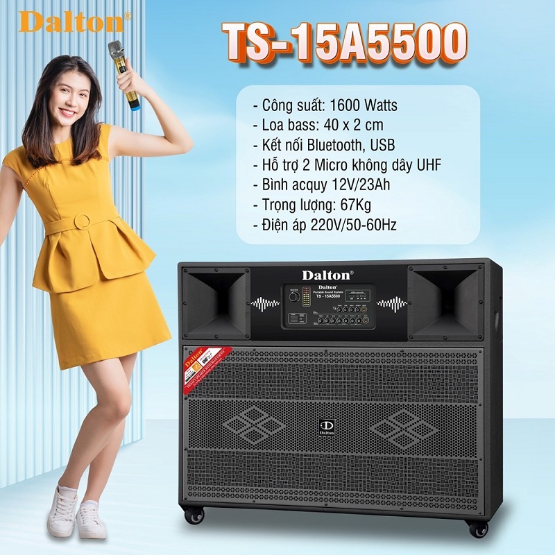 Loa Dalton TS-15A5500 âm thanh rõ ràng sắc nét