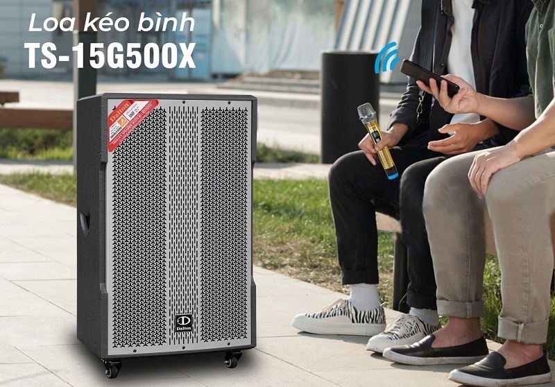 loa dalton ts-15g500xp đi kèm micro không dây