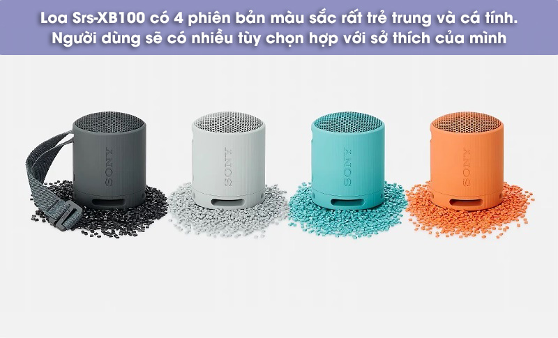 màu sắc của loa sony srs xb100