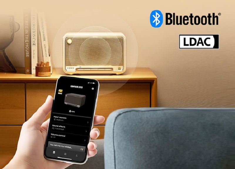 loa edifier d32 kết nối bluetooth