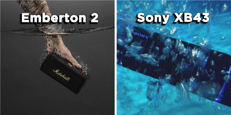 loa emberton 2 vs xb43 chống nước