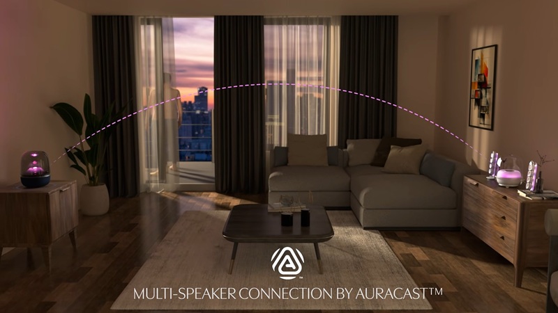 loa harman kardon aura studio 5 wifi khả năng kết nối