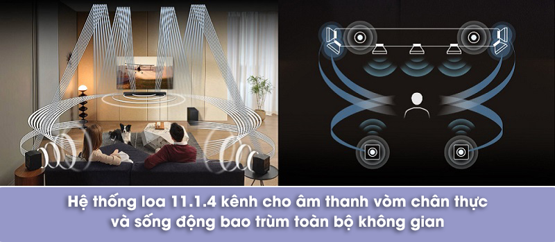 loa hw q990c tái tạo âm thanh vòm thực