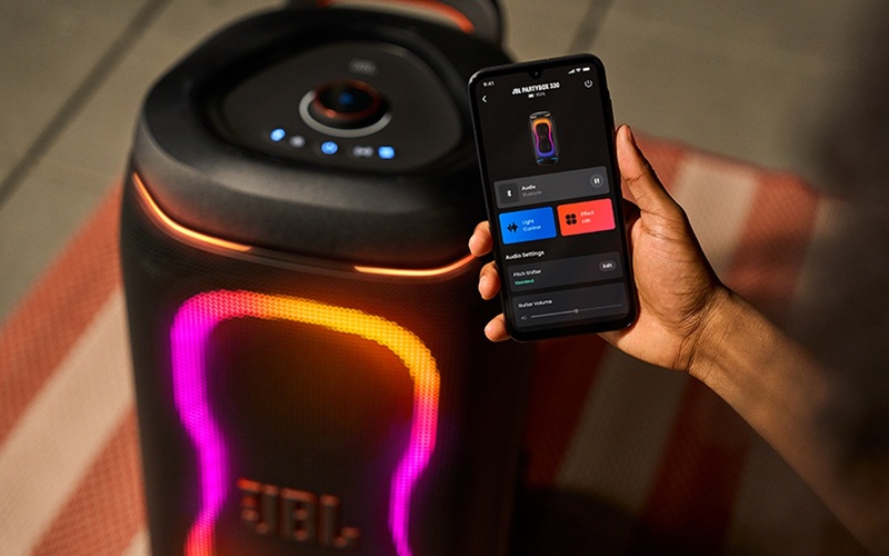 loa jbl partybox 330 kết nối ứng dụng jbl