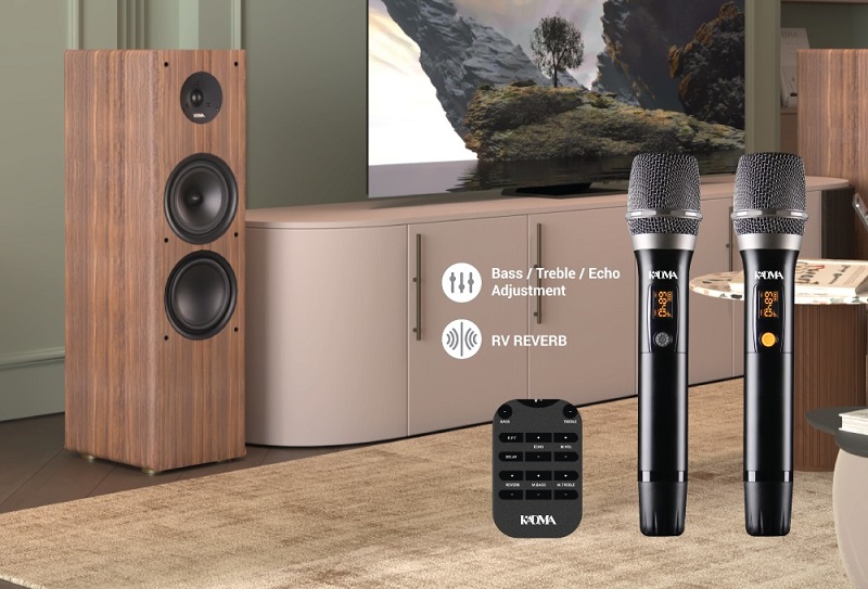 loa kadma bs66 tặng 2 micro 