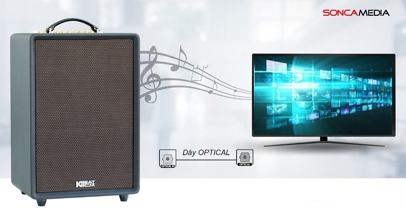 loa karaoke di động acnos high fidelity với công suất mạnh mẽ