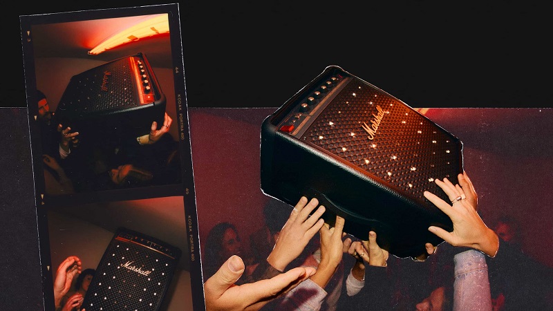 loa karaoke marshall bromley 450 tích hợp đèn