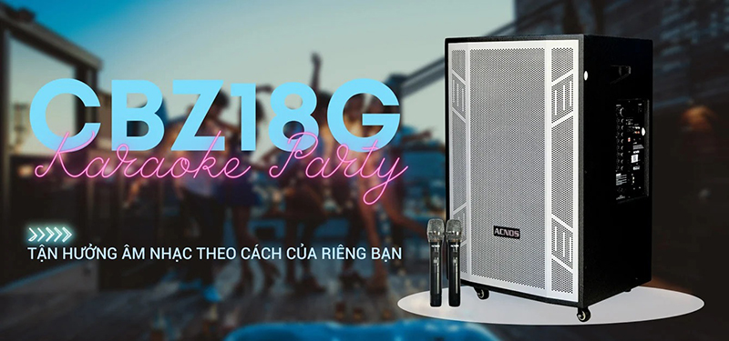 Loa kéo Acnos CBZ18G gia re