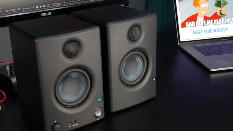 loa kiểm âm presonus eris 3.5 gen 2 với thiết kế thanh lịch và nhỏ gọn