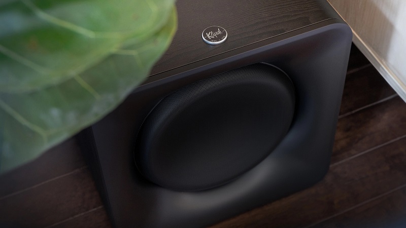 loa klipsch flexus sub 100 với thiết kế tối giản, hiện đại