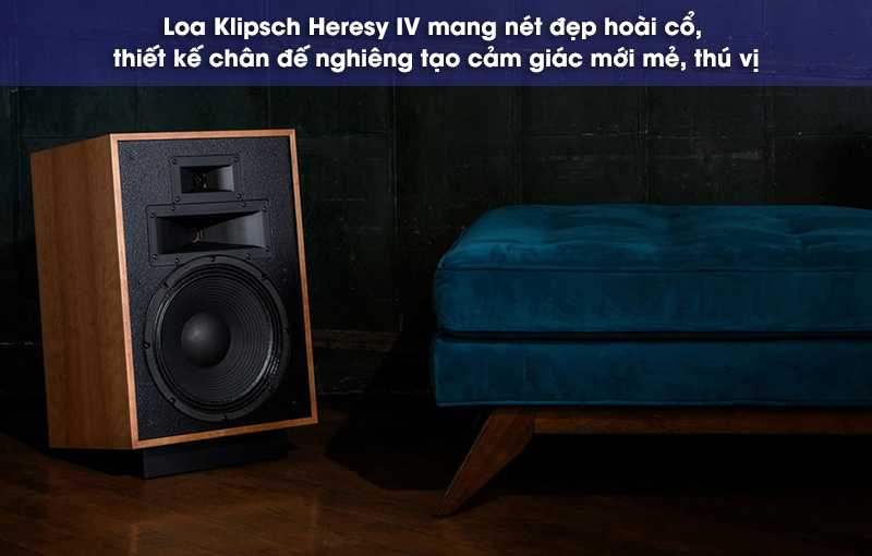 thiết kế của loa klipsch heresy IV 