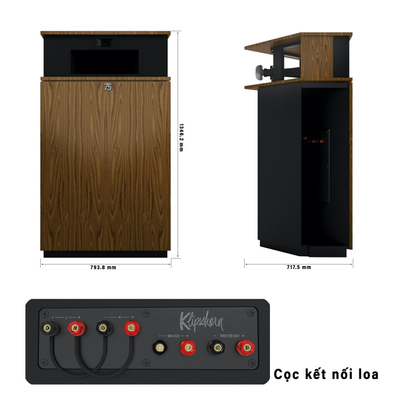 Dac diem noi bat loa Klipsch-horn-75th