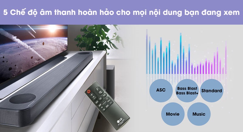 Loa LG SL8Y chế độ âm thanh 