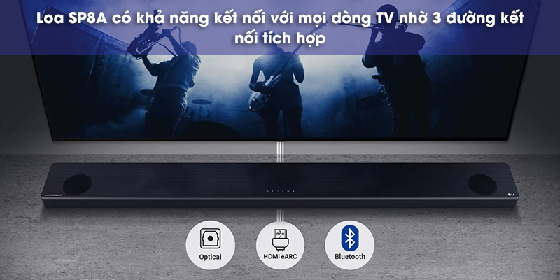 loa lg sp8a kết nối với tv