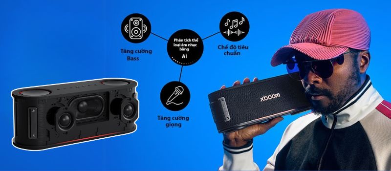 loa lg xboom bounce âm thanh chất lượng