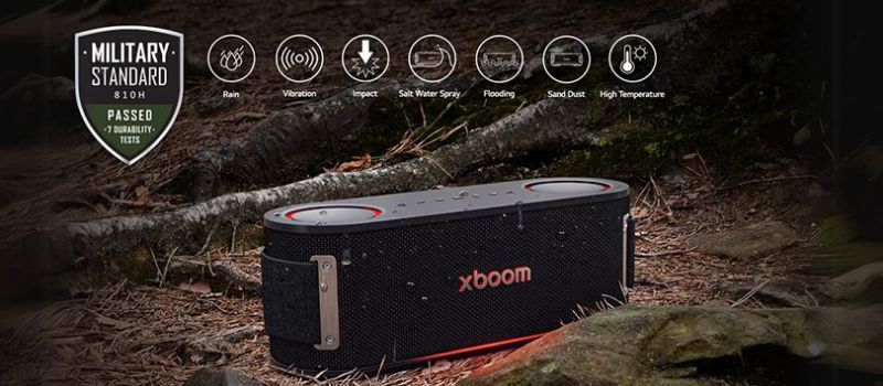 loa lg xboom bounce khả năng chống chịu