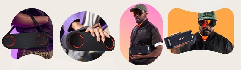 loa lg xboom bounce thiết kế nhỏ gọn