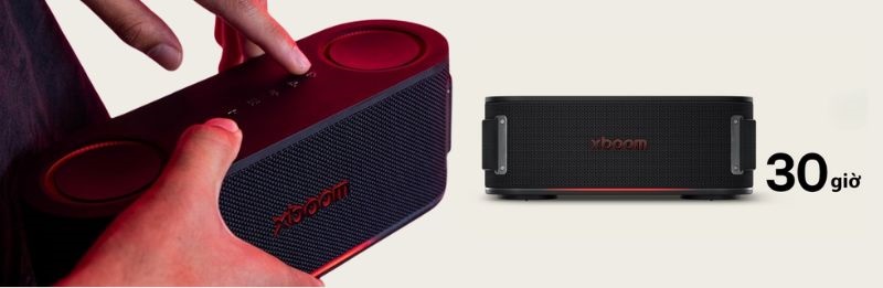 loa lg xboom bounce thời lượng pin