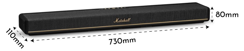 kích thước loa marshall heston 60