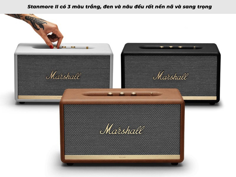 màu sắc loa marshall stanmore ii