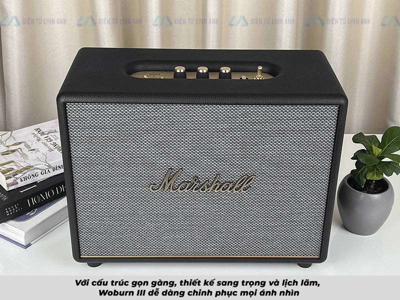 thiết kế của loa marshall woburn 3