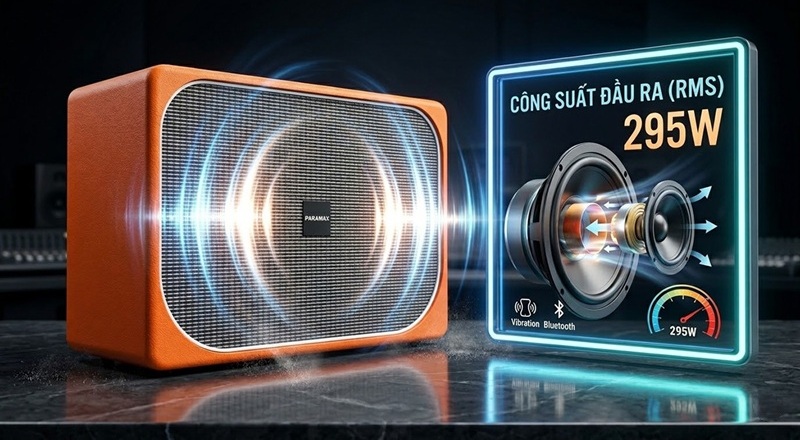 loa paramax sono công suất