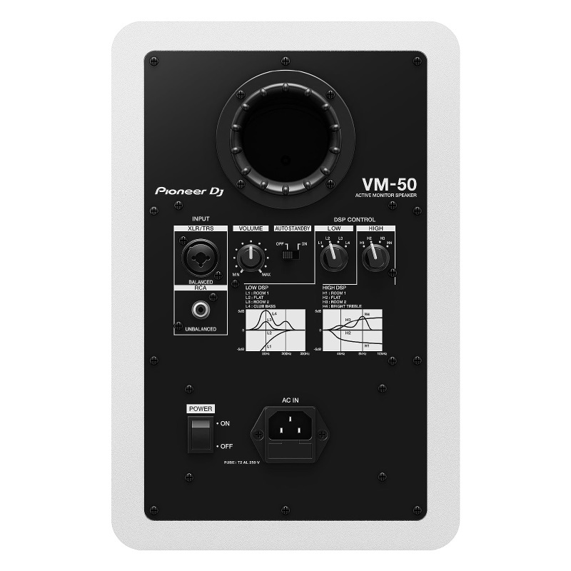 kết nối của loa kiểm âm pioneer vm 50