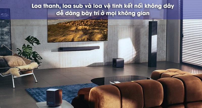 loa q990f dễ dàng bày trí