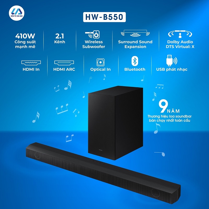 loa samsung hw b550