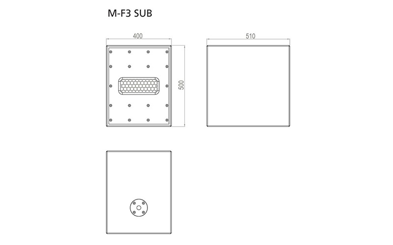 Loa SE-Audiotechnik M-F3 SUB mô phỏng chi tiết