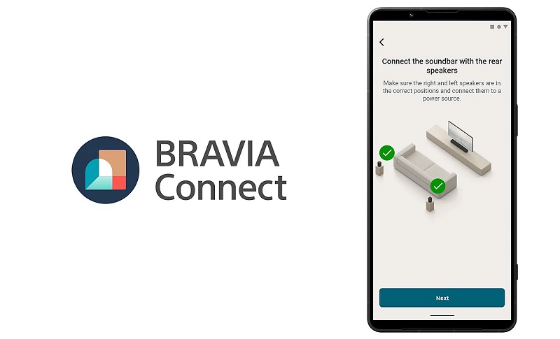 loa sony sa-rs8 tương thích ứng dụng bravia connect