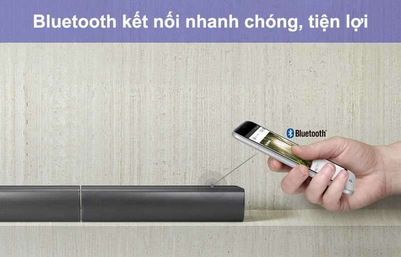 loa thanh LG SJ7 tích hợp bluetooth