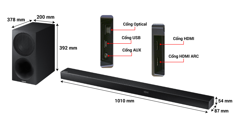 loa soundbar samsung hw m550