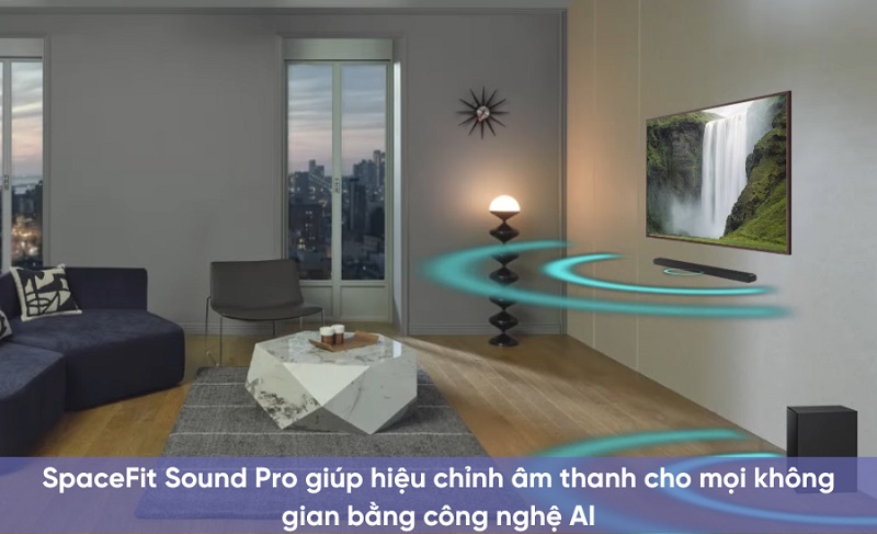 loa soundbar samsung hws-700d với công nghệ spacefit sound pro