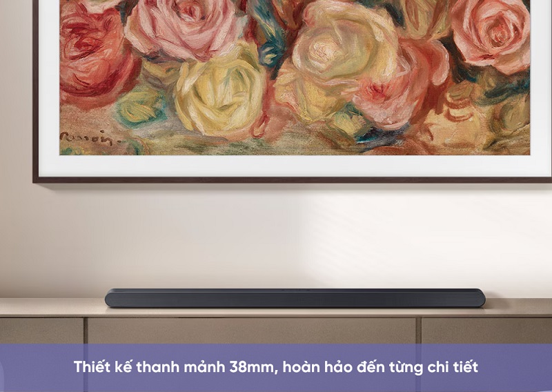 loa soundbar samsung hws-700d với thiết kế thanh mảnh, hoàn hảo đến từng chi tiết
