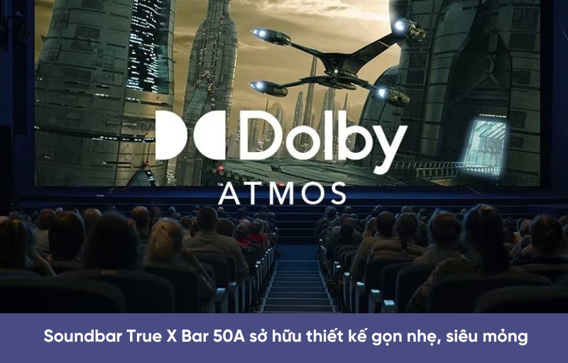 loa soundbar yamaha true x bar 50a (sr-x50a) cho trải nghiệm âm thanh chân thực