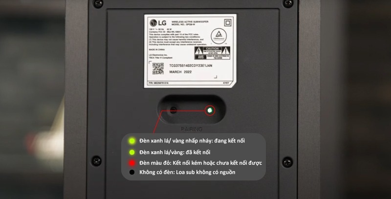 loa sub mất kết nối loa thanh lg