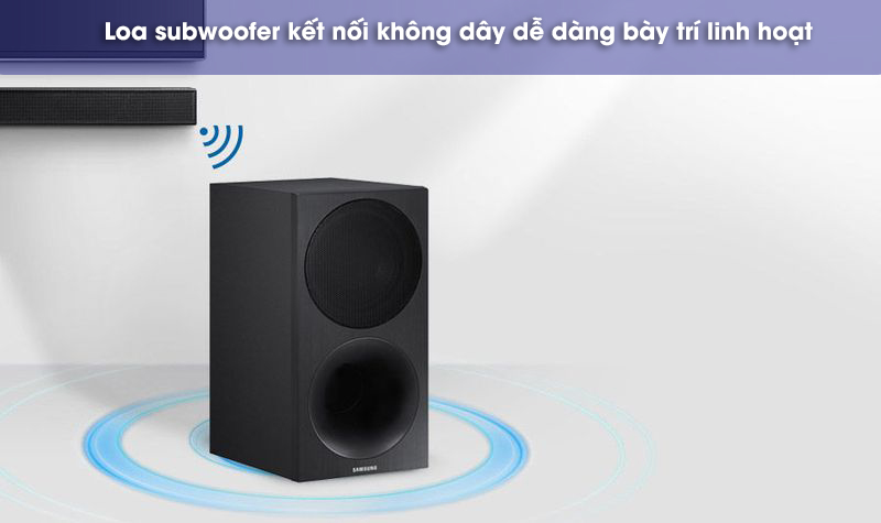 loa subwoofer kết nối không dây với soundbar