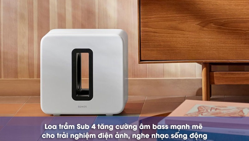 loa subwoofer sub 4 tăng cường âm trầm cho soundbar