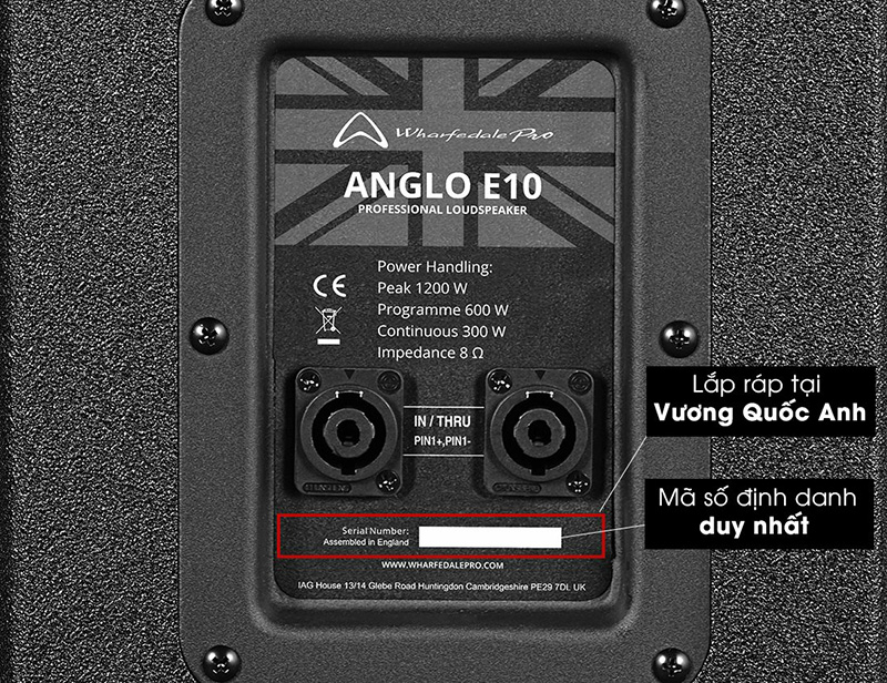 Loa Wharfedale Pro ANGLO E10 gia khuyen mai