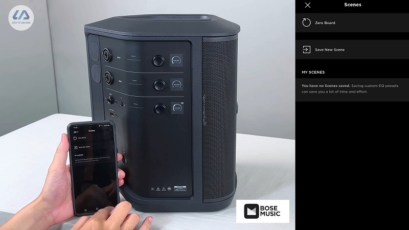 cách lưu cấu hình loa bose s1 pro+