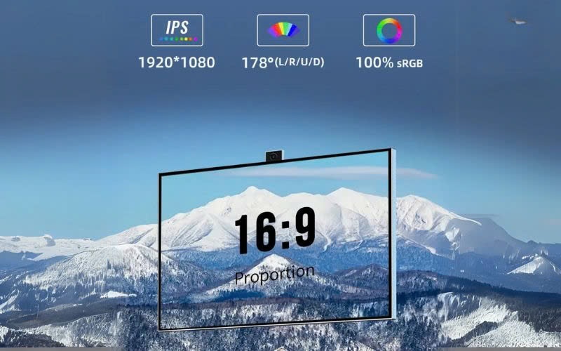 màn hình tomko 27 inch android 13 camera tự động chất lượng cao