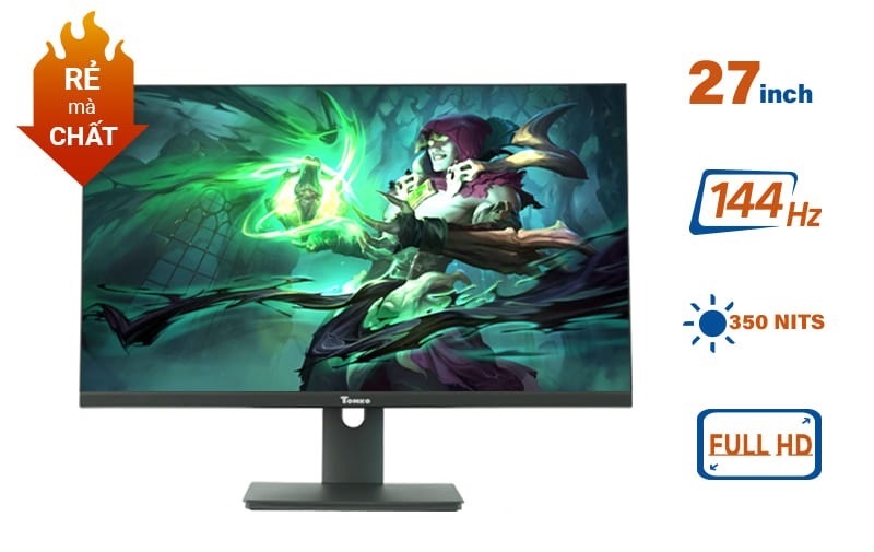 Màn máy tính 27″ 144Hz 1ms IPS Tomko T272AF