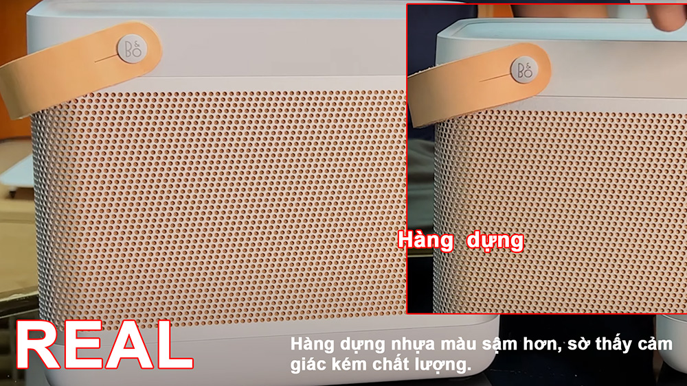 Phân biệt loa B&O Beolit 20 hàng giả - kém chất lượng