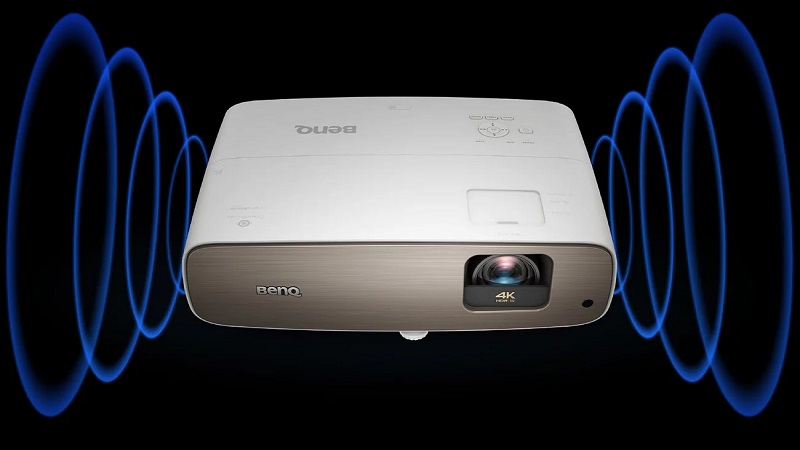 máy chiếu 4k uhd benq w2710i cho âm thanh sống động