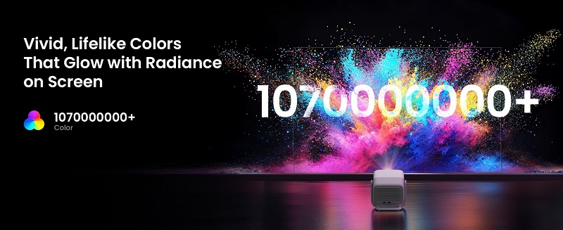 máy chiếu n1s se màu sắc